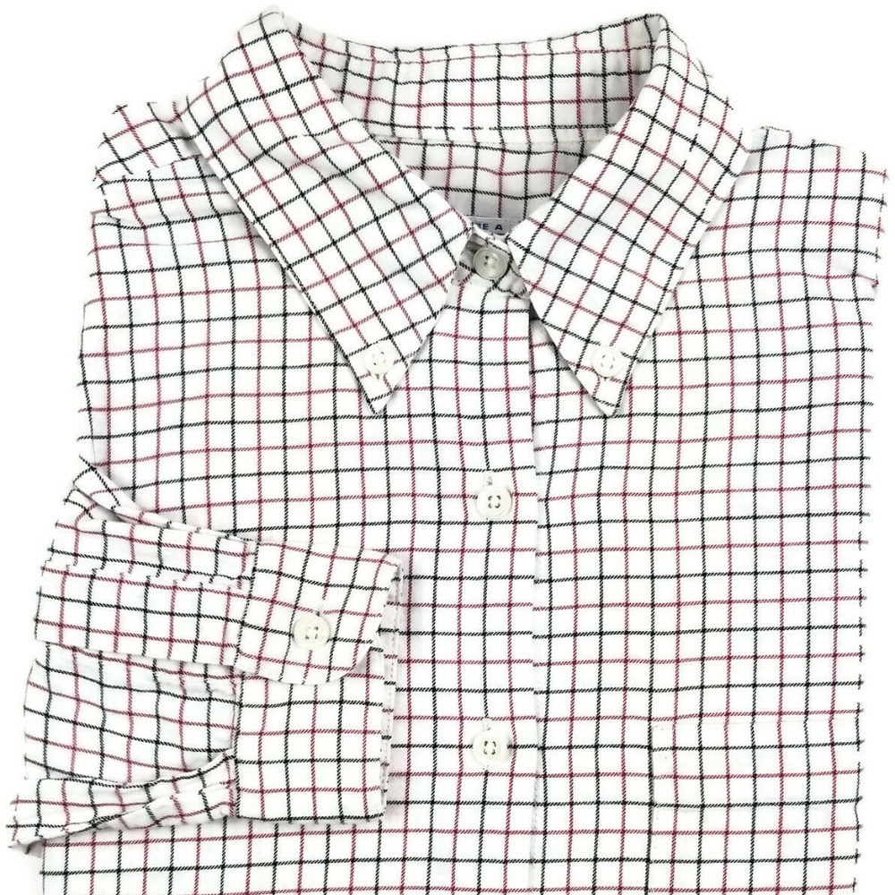Pendleton Petite Button Up Check Shirt Womens Sz 4